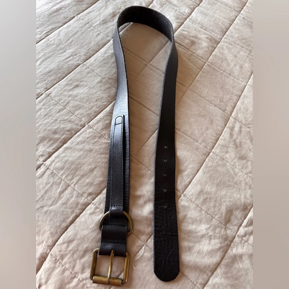 GAP Dark Brown Belt with Brass Buckle
